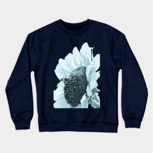 Monochromatic Bee on Sunflower Crewneck Sweatshirt